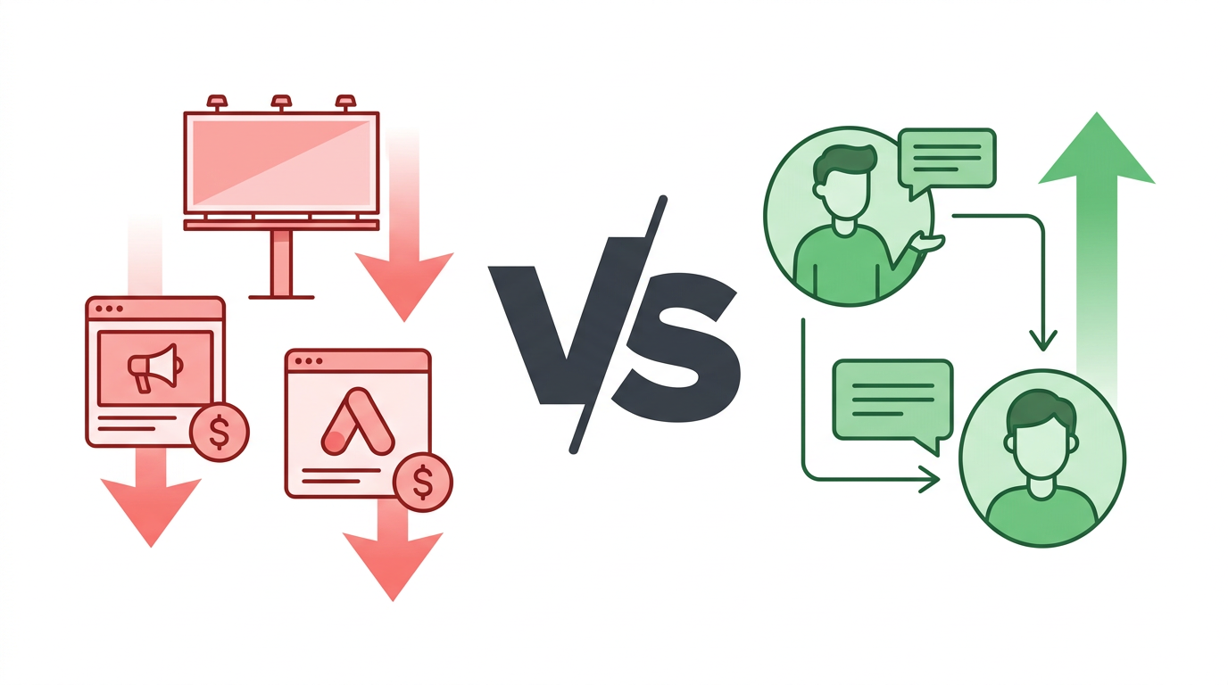 Сравнение расходов: маркетинг vs реферальная программа