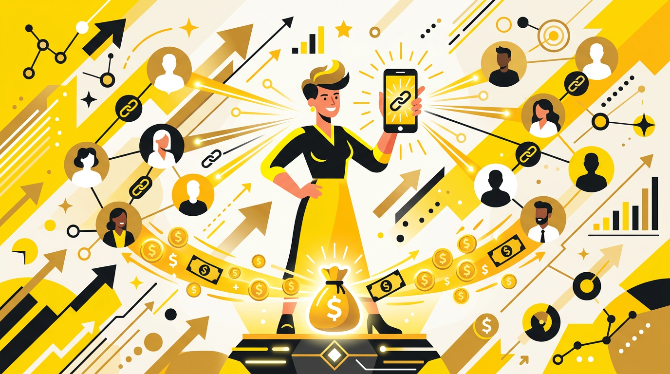 Партнёр зарабатывает на реферальных программах